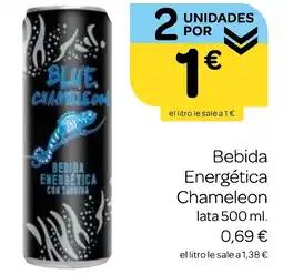 Supermercados El Jamón BLUE CHAMELEON Bebida Energética oferta