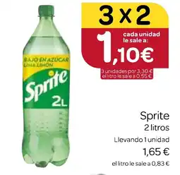 Supermercados El Jamón SPRITE oferta