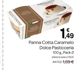 Supermercados El Jamón PANNA COTTA Caramelo Dolce Pasticceria oferta