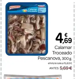 Supermercados El Jamón PESCANOVA Calamar Troceado oferta