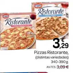 Supermercados El Jamón RISTORANTE Pizzas oferta