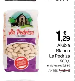 Supermercados El Jamón LA PEDRIZA Alubia Blanca oferta