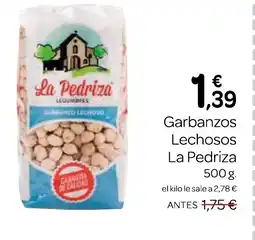 Supermercados El Jamón LA PEDRIZA Garbanzos Lechosos oferta