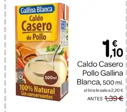 Supermercados El Jamón GALLINA BLANCA Caldo Casero Pollo oferta