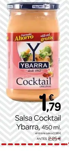 Supermercados El Jamón YBARRA Salsa Cocktail oferta