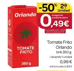 Supermercados El Jamón ORLANDO Tomate Frito oferta