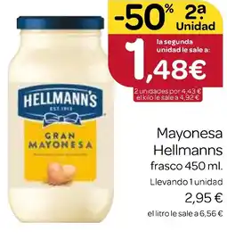 Supermercados El Jamón HELLMANN'S Mayonesa oferta
