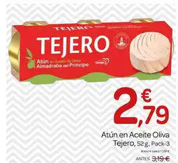 Supermercados El Jamón TEJERO Atún en Aceite de Oliva oferta