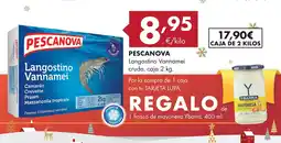 Supermercados Lupa PESCANOVA Langostino Vannamei crudo, caja oferta
