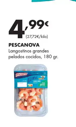 Supermercados Lupa PESCANOVA Langostinos grandes pelados cocidos oferta