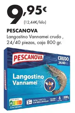 Supermercados Lupa PESCANOVA Langostino Vannamei crudo, 24/40 piezas oferta