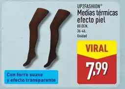 ALDI Up2fashion - medias térmicas efecto piel oferta