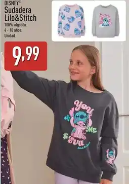 ALDI Disney - sudadera lilo&stitch oferta