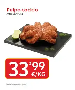 AhorraMas Pulpo cocido oferta