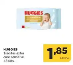 Alimerka Huggies - toallitas extra care sensitive oferta