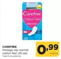 Alimerka Carefree - protege slip normal cotton feel oferta