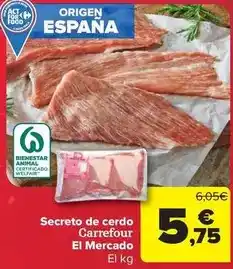Carrefour Market Carrefour - secreto de cerdo el mercado oferta