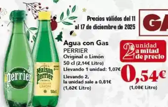 Gadis Perrier - agua con gas oferta