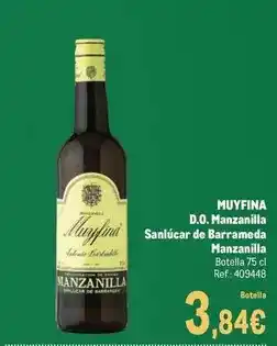 Makro D.o. manzanilla sanúcar de barrameda manzanilla oferta