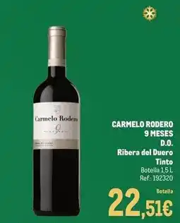 Makro Ribera - carmelo rodero 9 meses d.o. del duero tinto oferta