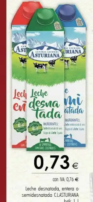 Cash Ifa Leche asturiana oferta