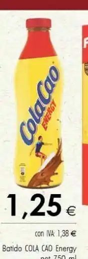 Cash Ifa Batido de chocolate cola cao oferta