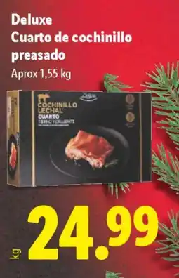 Lidl DELUXE Cuarto de cochinillo oferta