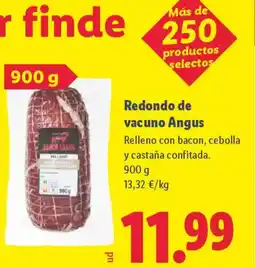 Lidl Redondo de vacuno Angus oferta