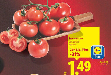 Lidl Tomate rama oferta