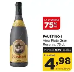 Alimerka Faustino v - vino rioja gran reserva oferta