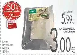 Valvi Supermercats Mera - llom de bacalla oferta