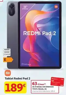 Alcampo Redmi - tablet pad 2 oferta
