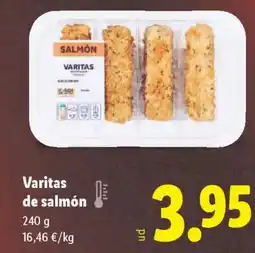 Lidl Varitas de salmón oferta