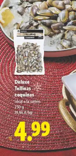 Lidl DELUXE Tellinas coquinas oferta