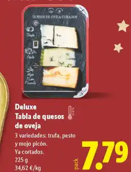 Lidl DELUXE Tabla de quesos de oveja oferta