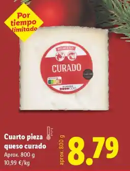 Lidl RONCERO Cuarto pieza queso curado oferta