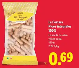 Lidl LA CESTERA Picos integrales 100% oferta