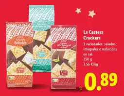 Lidl LA CESTERA Crackers oferta