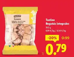 Lidl TASTINO Regañás integrales oferta