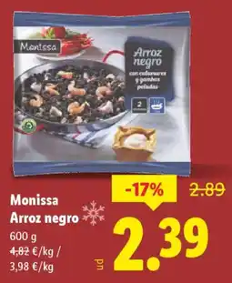 Lidl MONISSA Arroz negro oferta