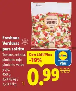 Lidl FRESHONA Verduras para sofrito oferta