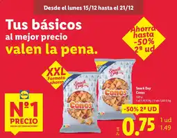 Lidl SNACK DAY Conos oferta