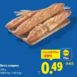 Lidl Barra campera oferta