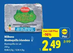 Lidl MILBONA Mantequilla irlandesa oferta