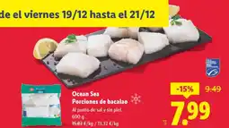 Lidl Ocean Sea Porciones de bacalao oferta