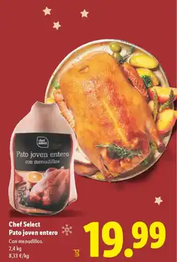 Lidl Chef Select Pato joven entero oferta