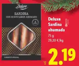 Lidl DELUXE Sardina ahumada oferta