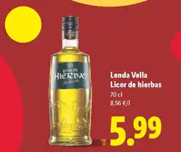 Lidl Lenda Vella Licor de hierbas oferta