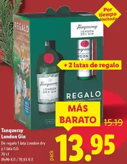 Lidl TANQUERAY London Gin oferta