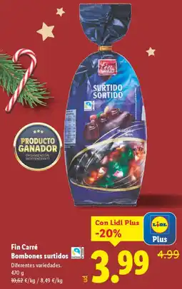 Lidl FIN CARRE Bombones surtidos oferta